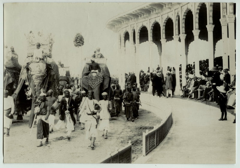 Elephant Procession at the Delhi Durbar, 1903
