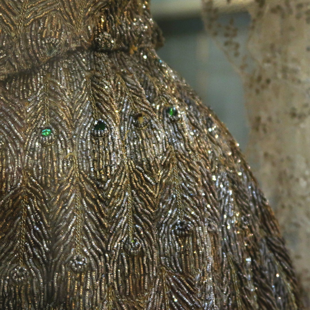 The Peacock Dress, detail, photo (c) by Cathy Hay