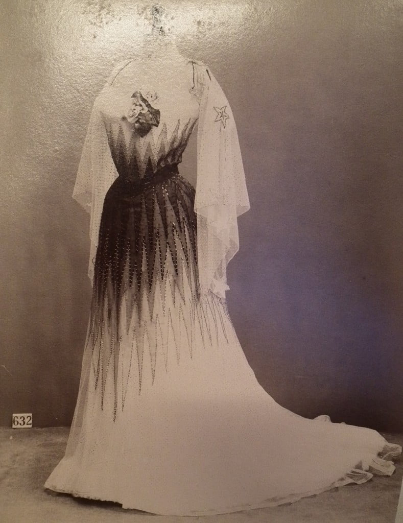Worth gown 632, 1901-2, image (c) Cathy Hay with permission of Victoria and Albert Museum Archives