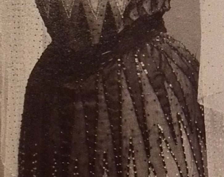Worth gown 632, 1901-2, image (c) Cathy Hay with permission of Victoria and Albert Museum Archives