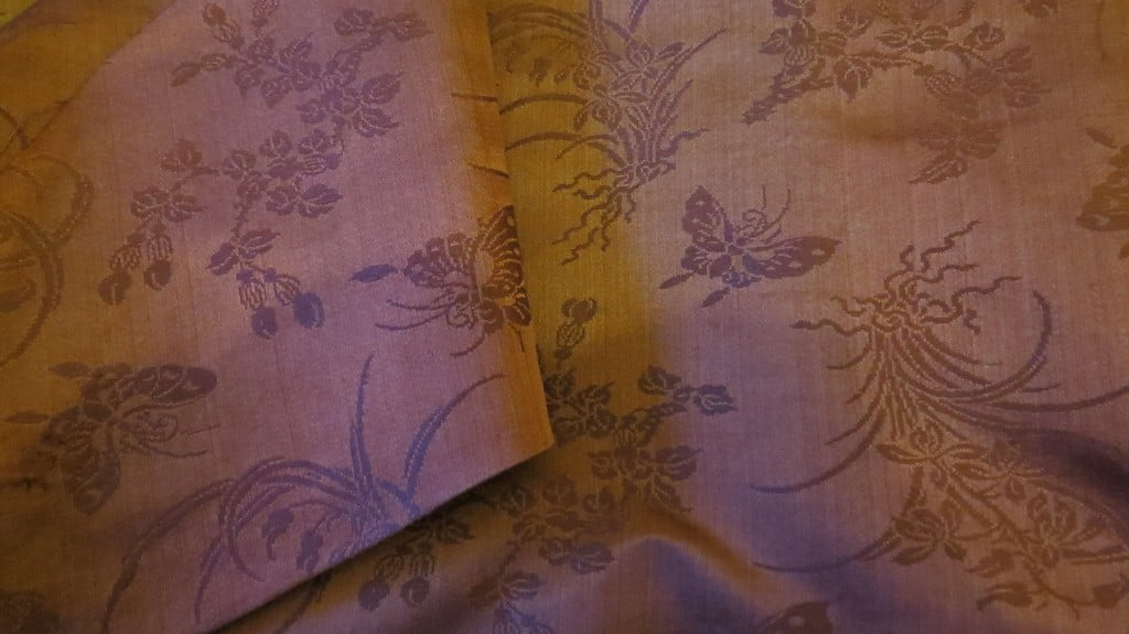 Victorian silk curtain 2