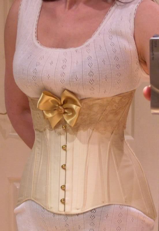 Oak Leaf dress corset, (c) Cathy Hay, 2009