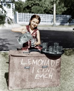 Create something that matters - lemonade stands count!