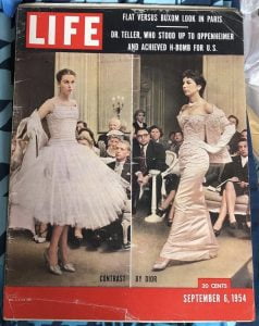 Life magazine cover, Sept 6 1954. Courtesy of @jamamcg
