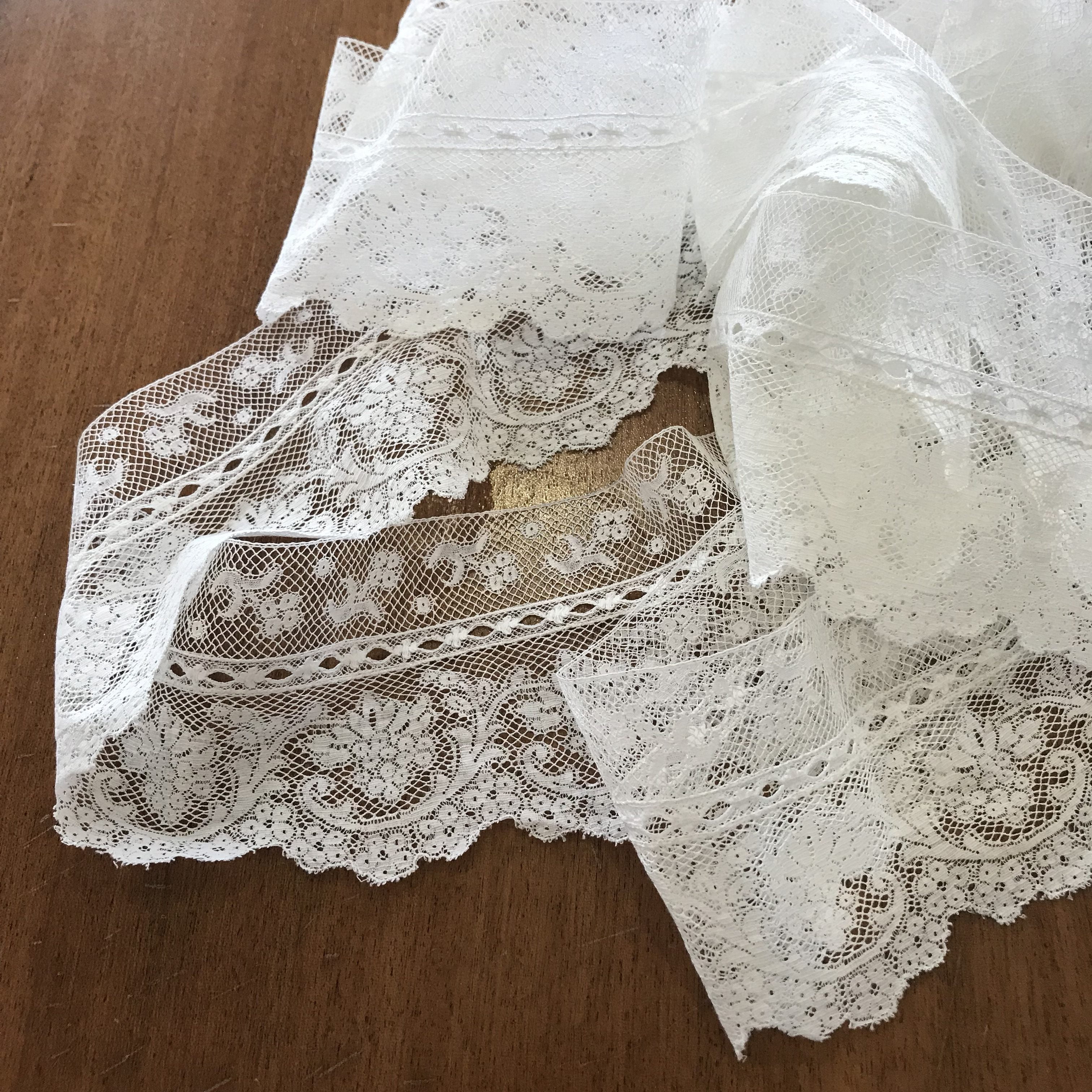 How to master insertion lace... in pictures - Cathy Hay